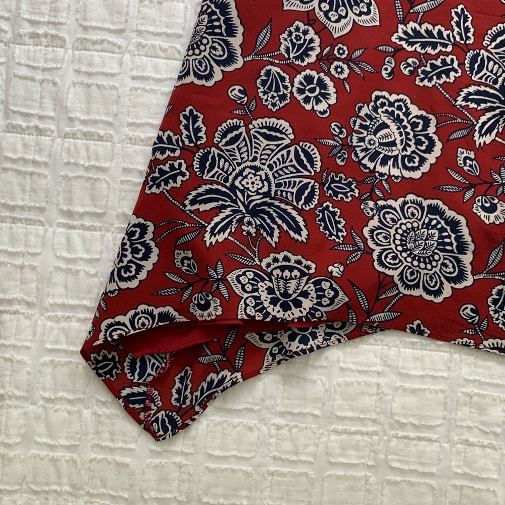 Madewell floral Italian silk dress - Picture 3 of 8